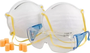 KWB Sicherheitsset, 6-teilig (Brille, Gehörschutz, Masken) - Bild 1 von 2