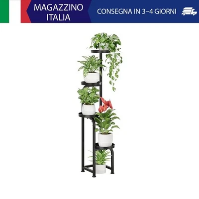 Bamworld Porta Piante da Esterno Interno Portavasi da Interno Portavasi Ferro Su - Immagine 1 di 4