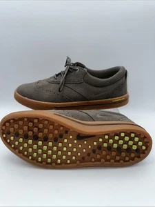 Nike Herren Lunarlon Grau Wildleder Golf Swingtip Komfort Spikes Schuhe Größe 8,5 - Bild 1 von 19