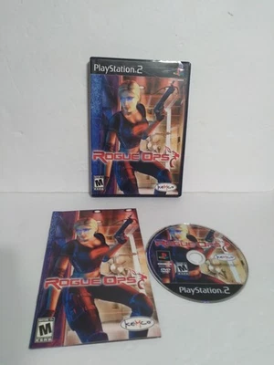 Rogue Ops • PS2 PlayStation 2 • Complete CIB W Manual Tested Works • Black Label - Image 1 of 4
