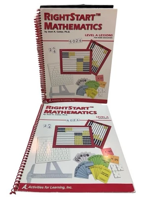 RightStart Mathematics Level A Lesson Book & Worksheets Book - Image 1 of 4