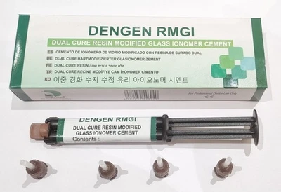 DENGEN DENTAL RMGI Cem Resin Modified Glass Ionomer Luting Cement Dental Material