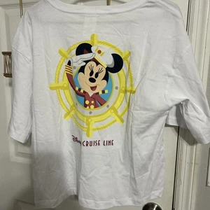 Official Disney Cruise Line Captain Minnie Tee Shirt Women’s Medium M DCL new - Picture 1 of 4