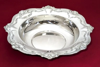 Chantilly Gorham vintage de plata esterlina, 10-1/2"" de diámetro X 2-1/4"" de alto Foto 1 de 4