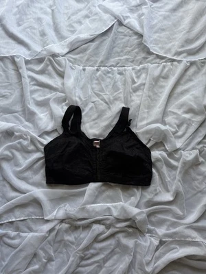 Sujetador con cierre frontal Comfort Choice, lencería negra para mujer talla 44G (4D) Foto 1 de 4