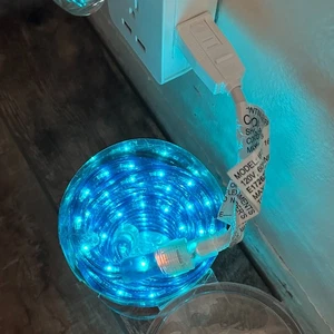 16' Feet Blue Indoor Outdoor Christmas Tube Lights - New - FAST FREE SHIPPING - Picture 1 of 1