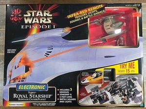 Star Wars Episode 1 Electronic Naboo Royal Starship Blockade Cruiser Action NEU - Bild 1 von 17