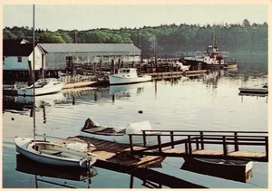 Postcard Maine Boothbay Harbor Region 1979 - Picture 1 of 2
