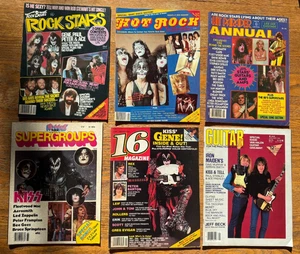 Kiss Vintage Magazin Menge 6 Frehley Gitarre Hit Parader 16 Hot Rock Teen Beat - Bild 1 von 10