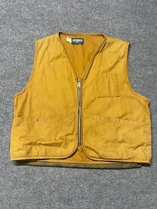 Vintage Saftbak Vest Mens Medium Hunting Shooting Outdoor Game Bag USA Flaws - Picture 1 of 14