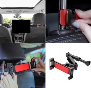 3-in-1 Car Headrest Tablet Holder,Car Headrest Tablet Phone Holder,Adjustable - Picture 1 of 10