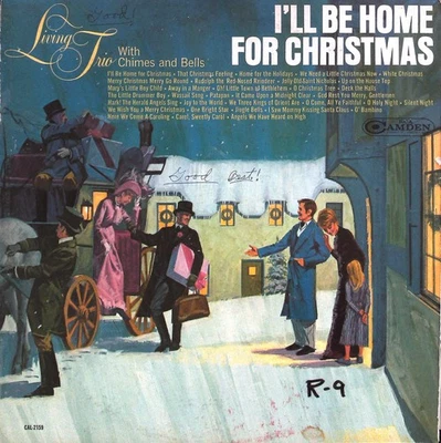 Living Trio - I'll Be Home For Christmas Vintage 12" Vinyl 33 RPM LP 1967 Foto 1 de 4