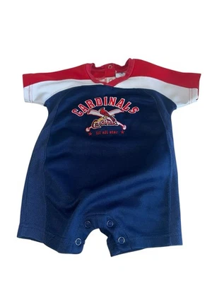 Mameluco de una pieza MLB mercancía genuina niños pequeños talla 18M St Louis Cardinals  Foto 1 de 4