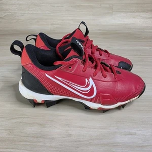 Nike Force Trout 9 Keystone Baseball Red White Black FB9731-600 Kids Size 1Y - Picture 1 of 11