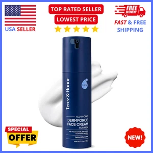 Herren Anti-Aging Gesichtscreme von TEREZ & HONOR, 6-in-1 Feuchtigkeitscreme mit Niacinamid - Bild 1 von 10