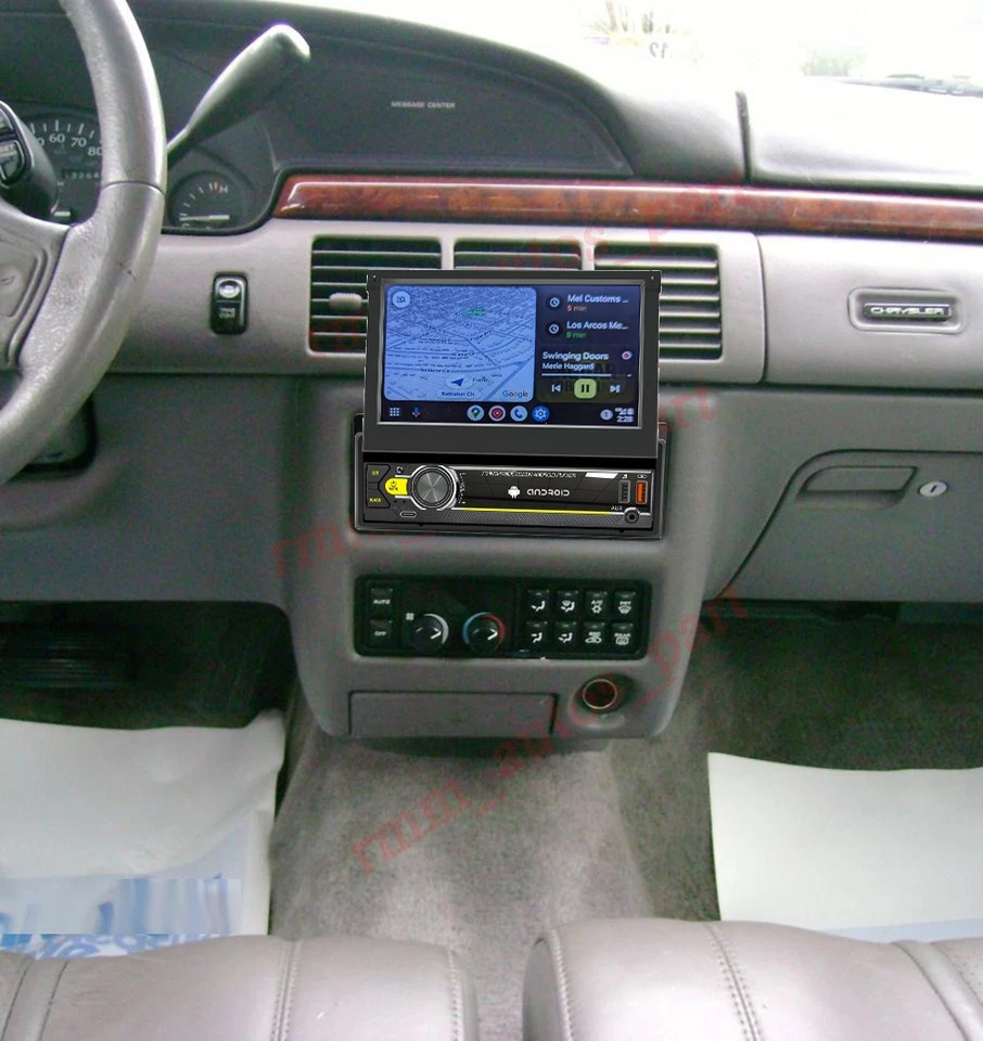 7" 1 Din Car Stereo Radio Flip Out Player Carplay For Chrysler LHS 1994-1997 64G Foto 1 de 4