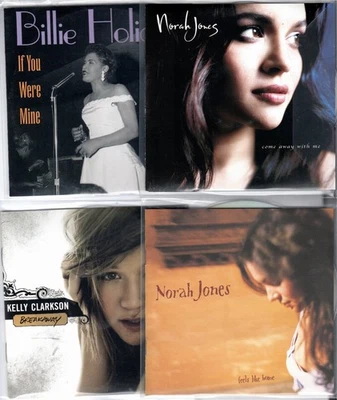4 CDs Billie Holiday, Kelly Clarkson, 2 Norah Jones See Scans & Description nice - Image 1 of 4