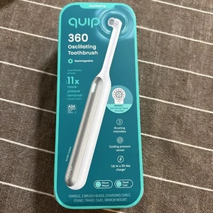 QuIp 360 Oscillating Toothbrush - 11 Times More Plaque Removal - Blue Mist - Picture 1 of 2