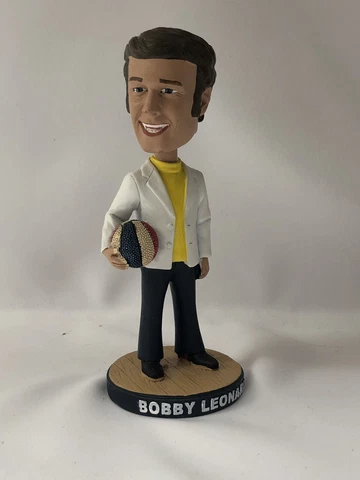 Bobby Slick Leonard Boom Baby 50th Anniv. Pacers Limited Bobblehead Basketball Cover