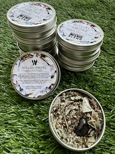 Loose Incense - Smudge - Protect, Purify - Sage, Myrrh, Patchouli, Tourmaline - Picture 1 of 4