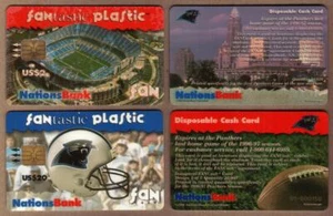 2,20€. Saison 1996-1997: Carolina Panthers Helm & Stadium 2 Karten Bankkarte - Bild 1 von 5