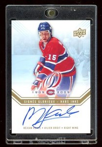 2008-09 UD Montreal Canadiens Centennial Habs INKS #RH  Rejean Houle  *13722