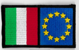 [ Patch ] Bandera Italia Europa 8,5 X 5CM Parche Bordado -482 - Picture 1 of 1
