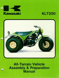 NOS Genuine Kawasaki OEM New Unit Service/Assembly Manual KLT200 1981 - Picture 1 of 2