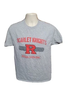 Rutgers University Scarlet Knights est 1766 Adult Medium Gray TShirt - Picture 1 of 7