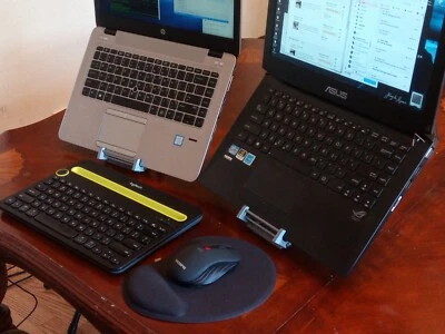 Adjustable Laptop and Tablet Stand for Apple iPad, Android Tablets, Mac, Windows - Image 1 of 2