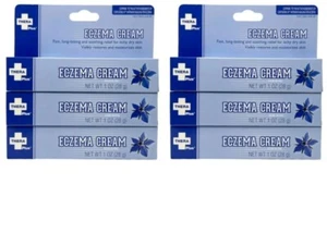 6-1oz Eczema Cream Fast Long Lasting Soothing Relief Itchy Skin Pack - Picture 1 of 3