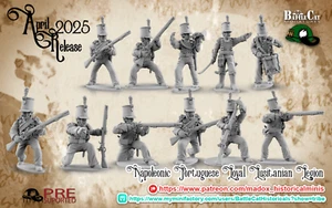 28mm Napoleonic Portuguese Loyal Lusitanian Legion - black powder era - British - Picture 1 of 1