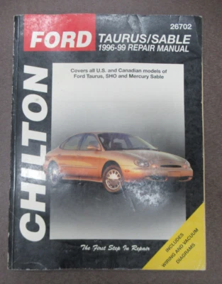 CHILTON 26702 FORD TAURUS/SABLE 1996-99 REPAIR MANUAL  - Image 1 of 4