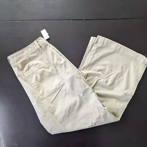 Gap Wide Leg Work Pant Khaki Size 18 New With Tags - Picture 1 of 4