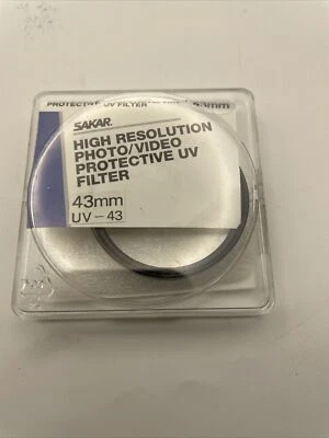 Sakar UV 43mm Protective Filter - Item # UV-43CL NEW! - Image 1 of 3