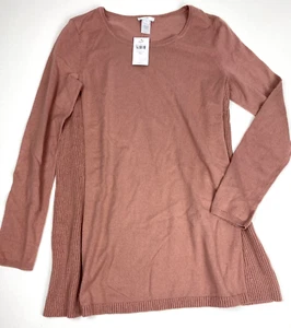 J Jill Palisander gerippter Seitenpullover Damen Größe XS Neu mit Etikett - Bild 1 von 9