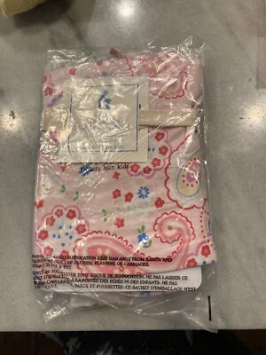 Pottery Barn Kids Sabrina Basket Liner Large Pink Paisley - Image 1 of 2