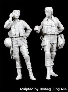 Black Dog 1/35 Israelí FDI Mujeres Soldados Set No.2 con IWI Tavor (2 Figas) F35159 - Imagen 1 de 1