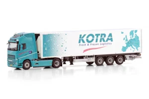 Volvo FH5 globetrotter XL reefer trailer 3 axle "Kotra" WSI truck models , 1:50 - Picture 1 of 4