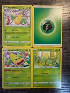 Pokemon X4 Victorebel 003/163 + Weepinbell 002/163 + Glockensprout 001/162 + Energie - Bild 1 von 5