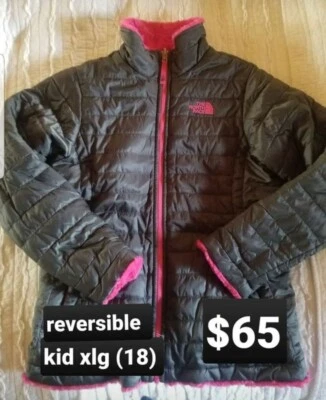 North Face Kids Reversible Jacket xlg (18) - Image 1 of 2