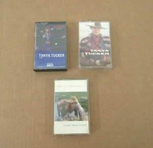 Vtg Lot 3 Audio Cassette Tape TANYA TUCKER Live What Do I Me STrong Enough Bend - Picture 1 of 6