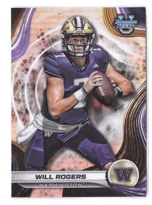 2024 Bowman Best University - Refractor #87 Will Rodgers RC Washington Huskies - Picture 1 of 2