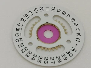 ROLEX 69174 DATEJUST WATCH WHITE DATE DISK 2135-6900-2 (NOS & 100% GENUINE) - Picture 1 of 3