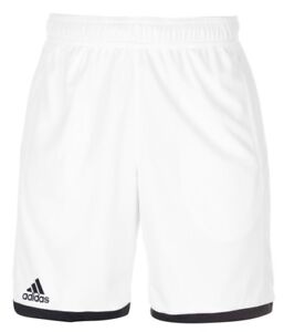 Adidas Men's Court Tennis Sport Shorts White Black all Sizes New