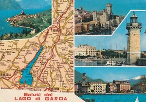 AK MAP, Landkarte, Panoramakarte **LAGO DI GARDA - GARDASEE** 24 - Bild 1 von 2