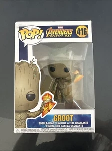 Funko Pop! Groot 416 w/ Stormbreaker Marvel Avengers Infinity War Bobble-Head - Picture 1 of 5