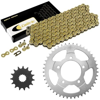 Drive Chain & Sprockets Kit for Suzuki SV650 SV650A SV650S 1999 2000 2001-2012 - Image 1 of 4
