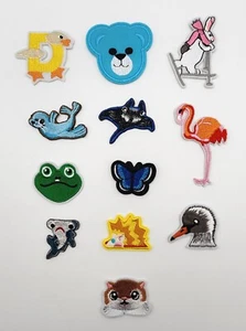 MIXED LOT OF ANIMAL PATCHES EMBROIDERED - Picture 1 of 6