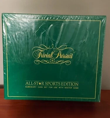 Trivial Pursuit ALL STAR SPORTS Edition Subsidiary Card Set - NEW  - 1981 - Image 1 of 4